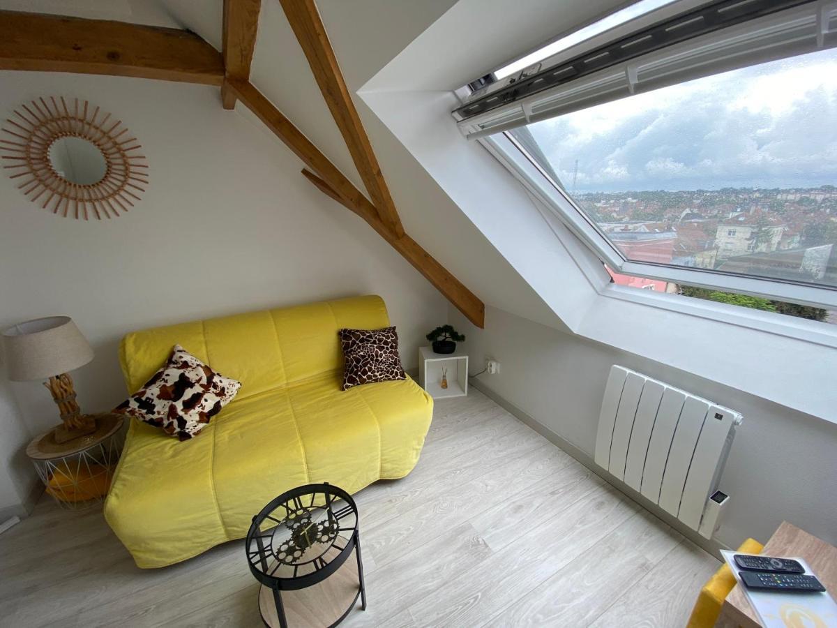 Esprit Jaune - Cosy Studio Salengro - Sauna & Sport Club Mulhouse Bagian luar foto